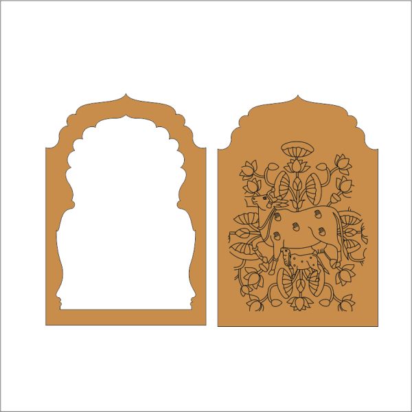 13 MDF Jharokha Frame for Home Décor & DIY Craft
