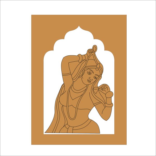 MDF Jharokha Frame for Home Décor & DIY Craft