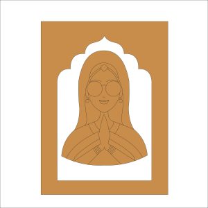 31 MDF Jharokha Frame for Home Décor & DIY Craft