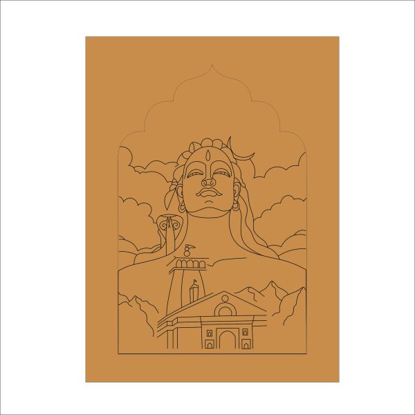 MDF Jharokha Frame for Home Décor & DIY Craft