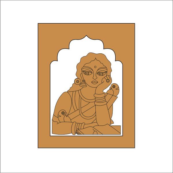 MDF Jharokha Frame for Home Décor & DIY Craft