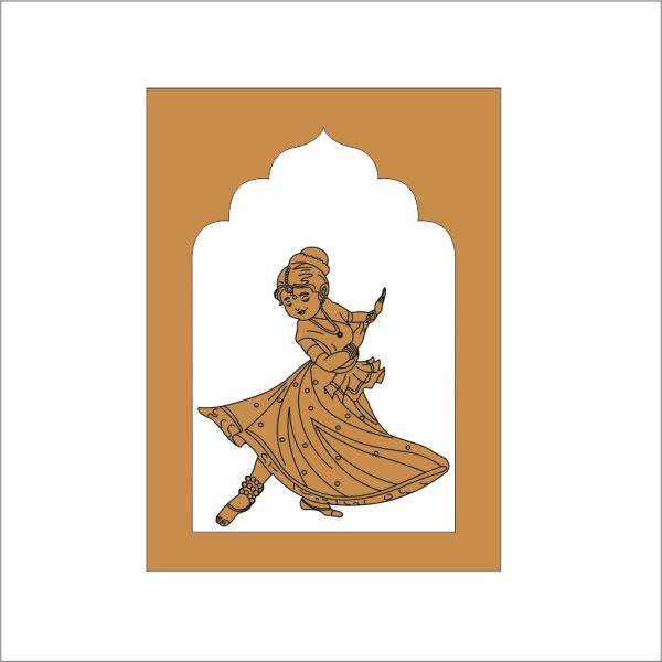 7 MDF Jharokha Frame for Home Décor & DIY Craft