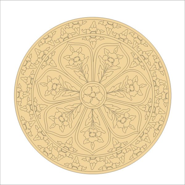 Mandala Art on MDF Board