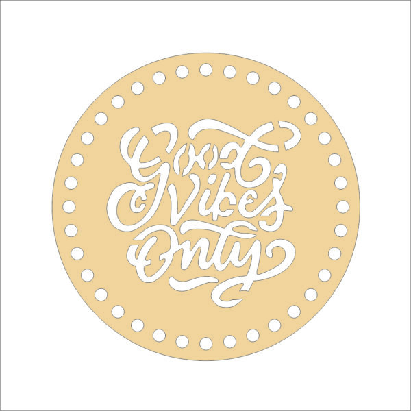 1 Good Vibes Only Coaster