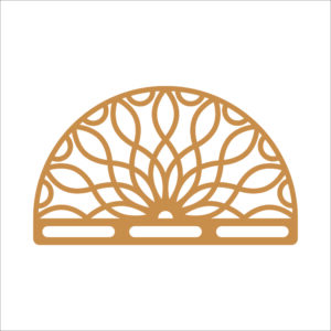 D shape and multi cut Mdf Macrame
