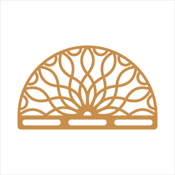 D shape and multi cut Mdf Macrame