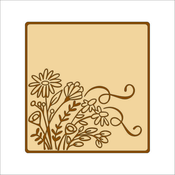 126 MDF Base Engraved Design Poster