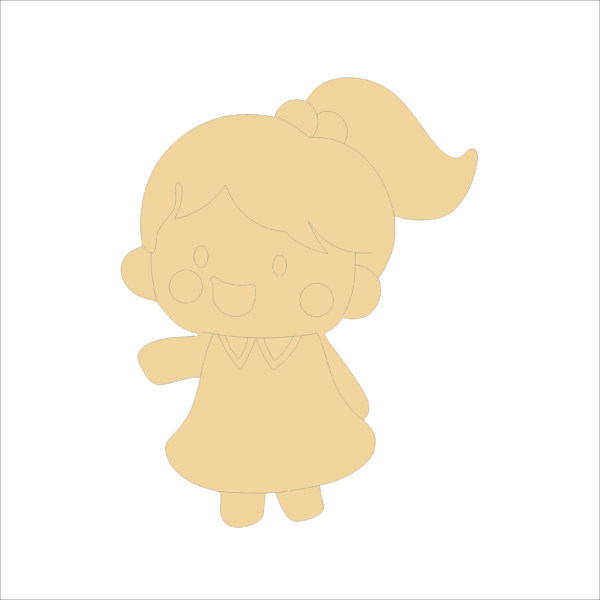 MDF Cutout Child