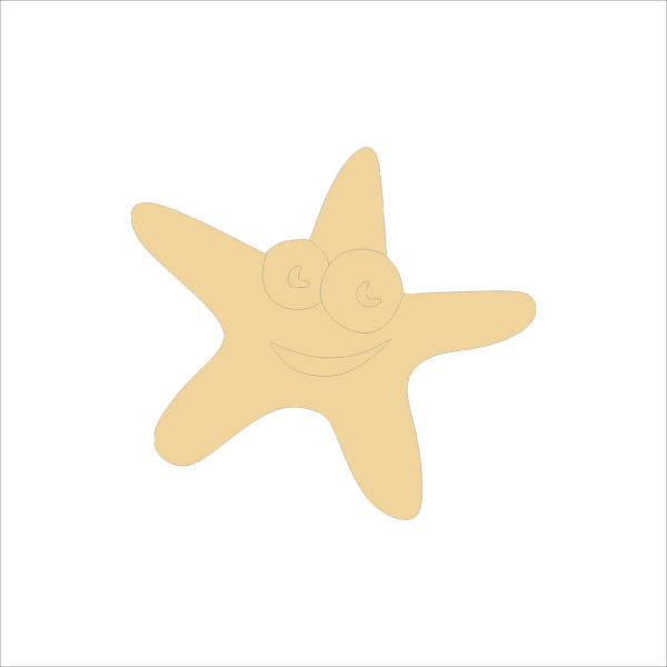 MDF Cutout Star