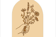 MDF Base Flower Bunch