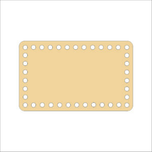 Rectangular Mdf Macrame