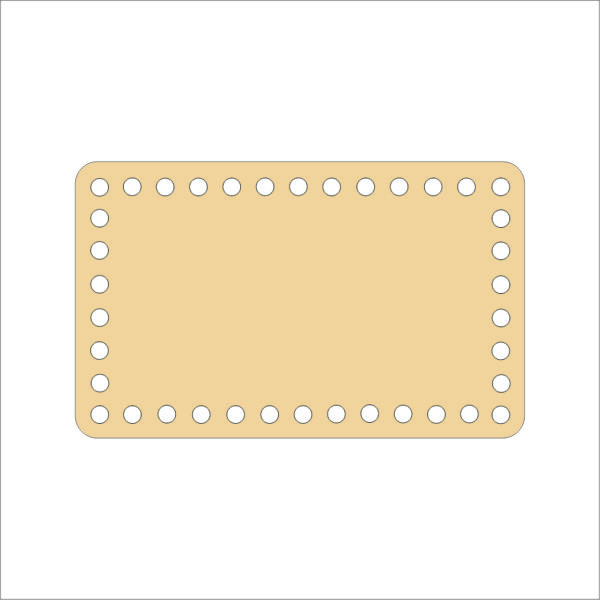 Rectangular Mdf Macrame
