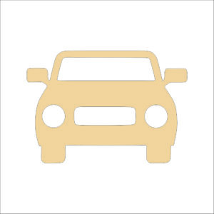MDF Cutout Car