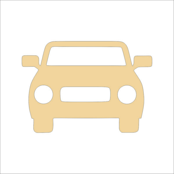MDF Cutout Car
