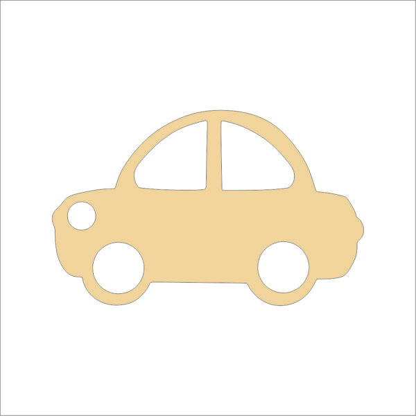 MDF Cutout Car 2