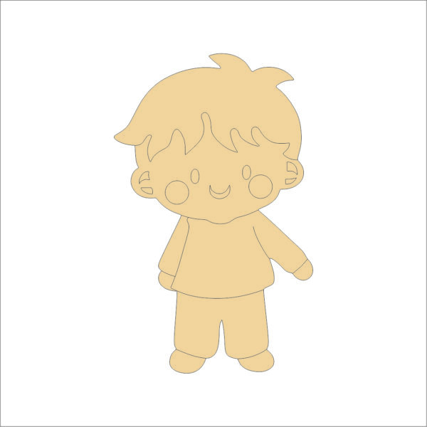 MDF Cutout Boy 2