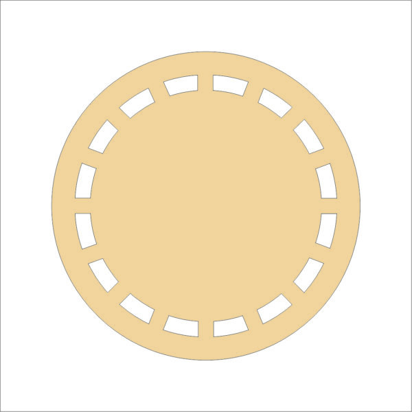 Multi Round Cuts Mdf macrame