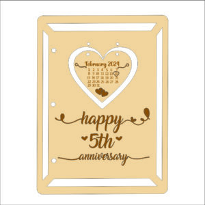 Anniversary Mdf macrame