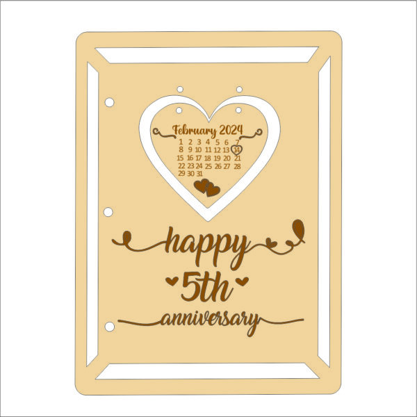 Anniversary Mdf macrame