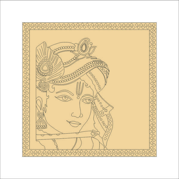 MDF Base Premarked Krishna