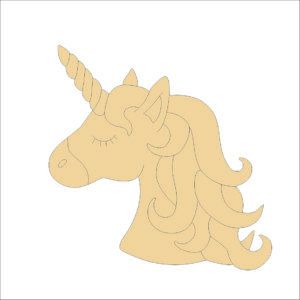 MDF Cutout Horse Face