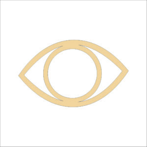 MDF Cutout Eye