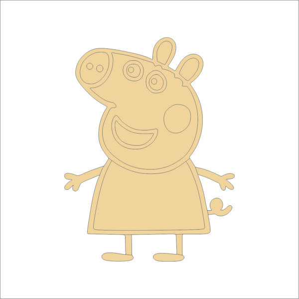 MDF Cutout Cartoon