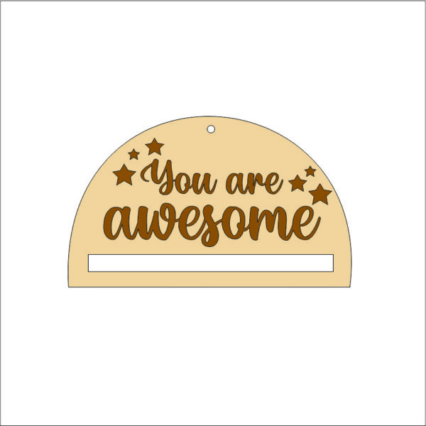 Your are awesome D shape mdf macrame