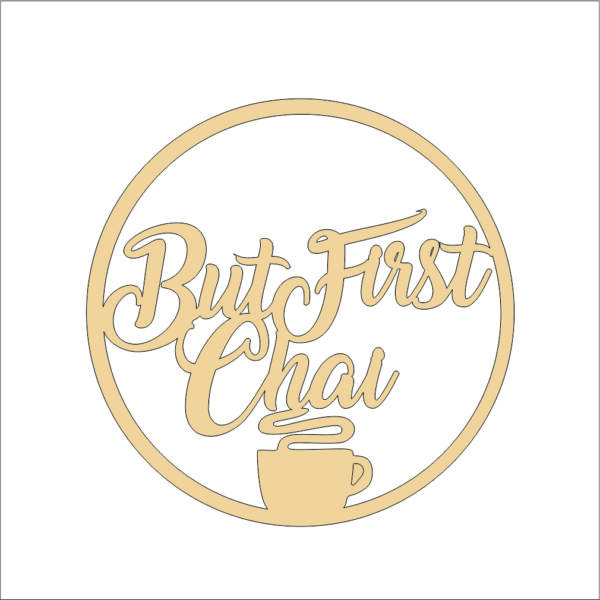 But first Chai mdf macrame