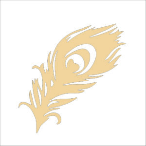 MDF Cutout Peacock