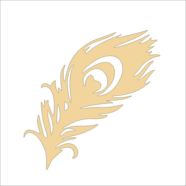 MDF Cutout Peacock