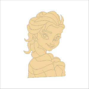 MDF Cutout Girl