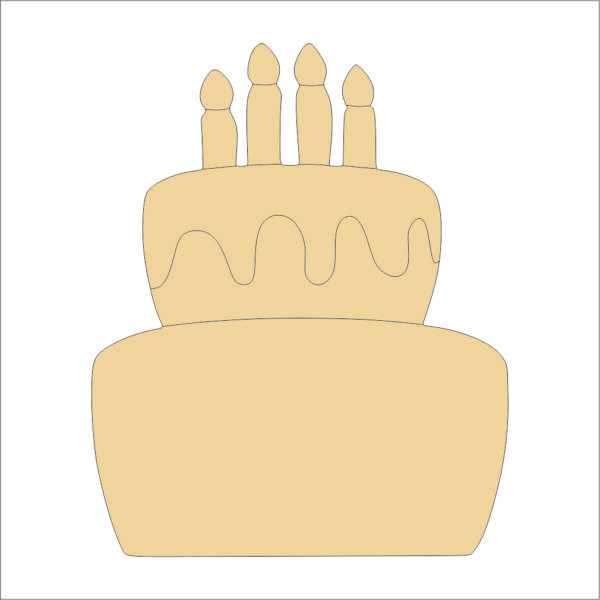 MDF Cutout Cake