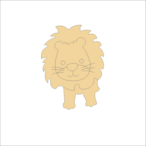 MDF Cutout Cat