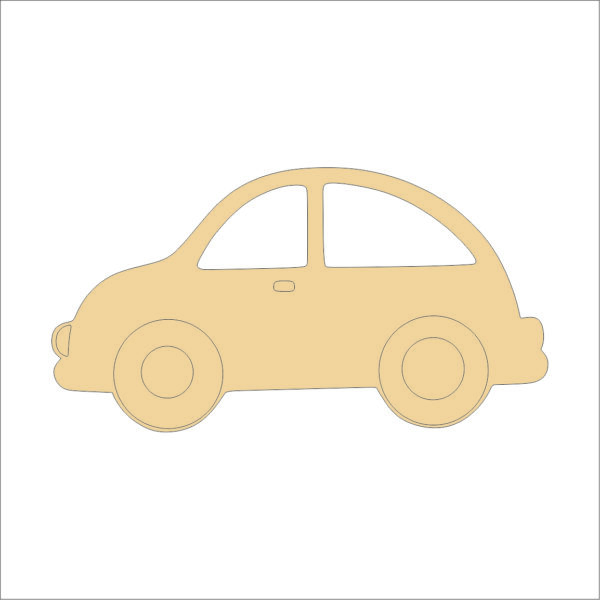 MDF Cutout Car 2