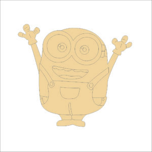 44 MDF Cutout Cartoon