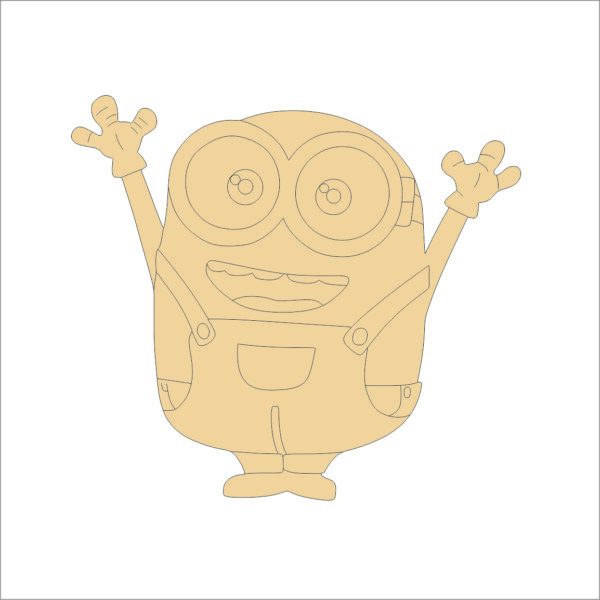 MDF Cutout Cartoon
