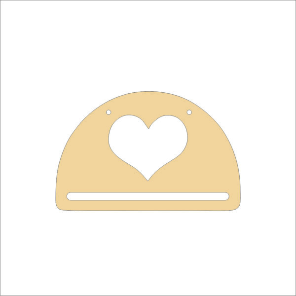 MDF Cutout Heart