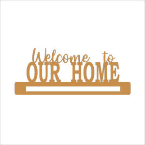 Welcome to our Home mdf Macrame Bases