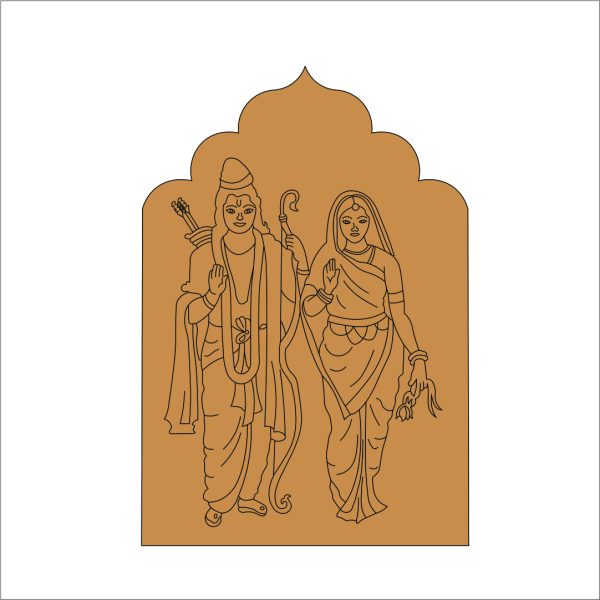 Ram Sita Pre Marked Base