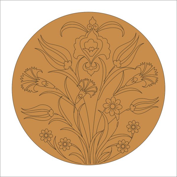 Floral Pre Marked Base