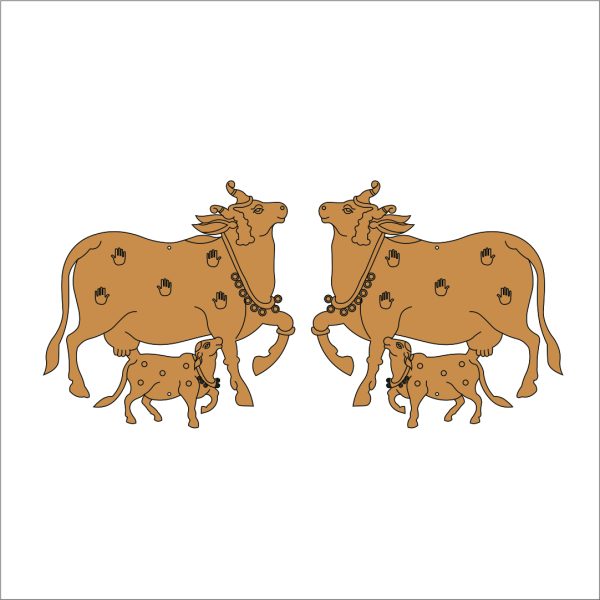 58 Pichwai Cow Pre Marked Base
