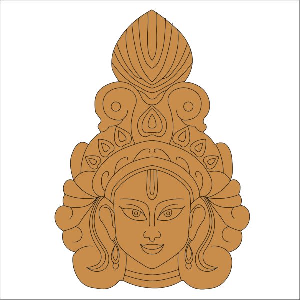 Maa Durga Pre Marked Base