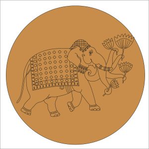 Elephant Pre Marked Round Base