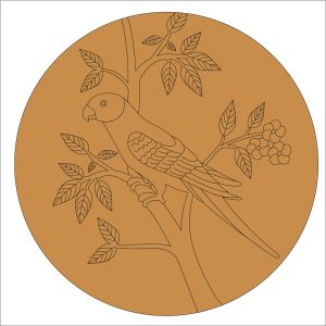 Parrot Pre Marked Round Base
