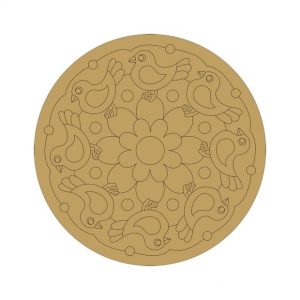 Mandala Art on Mdf Base