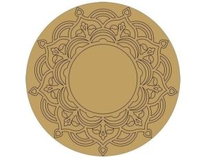 Mandala Art on Mdf Base