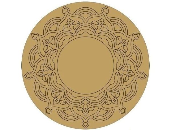 Mandala Art on Mdf Base