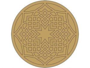 Mandala Art on Mdf Base