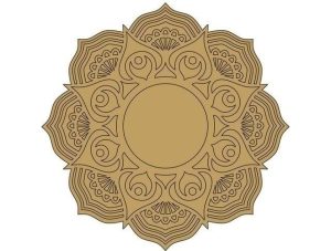 Mandala Art on Mdf Base